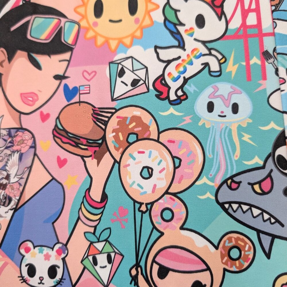 BlackMilk x Tokidoki Womens NWT Size M California Dreamin' High Waisted Leggings - Picture 7 of 12